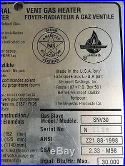 Gas Stove 30,000Btu by Vermont Castings