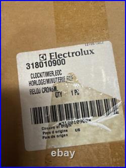 Genuine OEM Electrolux 318010900 Range Oven Electronic Clock Timer Black
