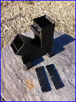 Gravity Feed Rocket Stove by Outback Fabrications