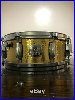 Gretsch Full Range Silver Series 5 x 13 Hammered Brass Snare Drum