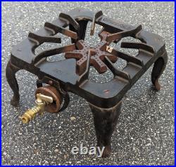 Griswold #201 Cast Iron Single Burner Gas Stove Untested