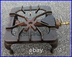 Griswold #201 Cast Iron Single Burner Gas Stove Untested