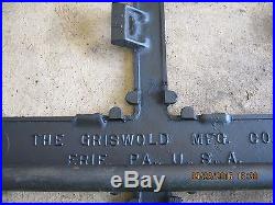 Griswold #704 4 Burner Cast Iron Stove