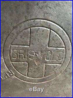 Griswold Eagle Stove Works ROME GA Cast Iron Skillet 12 Rare Antique Erie USA