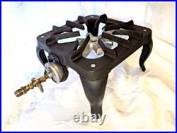Griswold No. 201 Cast Iron Single Burner Cooking Gas Stove