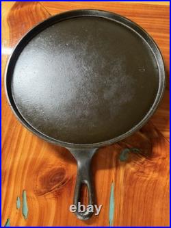 HTF Unmarked Volrath # 10 Cast Iron Round Griddle Restored