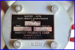 Hartley 220 MSG full range drivers with Alnico magnets