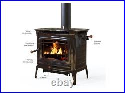 Hearthstone SHELBURNE WOOD STOVE- Tru-Hybrid, Matte Black-1