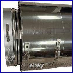 Heatfab Stainless Steel Pipe 8 x 36 Saf-T Gas Vent CI Plus CCA08L36 Double-Wall