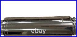 Heatfab Stainless Steel Pipe 8 x 36 Saf-T Gas Vent CI Plus CCA08L36 Double-Wall