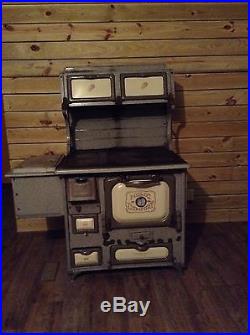 Home Comfort Antique Primitive Amish wood cook stove with original cook book