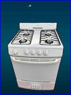 Hotpoint 24 inch Compact 4 Burner Gas Range In White, 444134 Hotpoint 24 inch Compact 4 Burner Gas Range In White, 444134