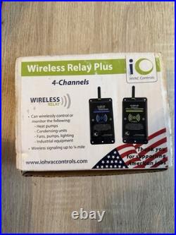 IO-WRP Wireless Relay Plus HVAC Control Kit 4-Channel 1/4 Mile Range NEW