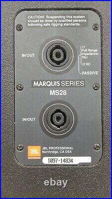JBL MS28 Marquis Series Ultra Compact Two-Way Full Range Speakers