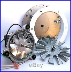 Jamestown Pellet Stove Combustion Exhaust Blower Motor Fan Kit with 4 3/4 Paddle