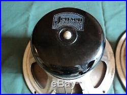 Jensen Pm10h Ex Rare Pair Full Range Alnico Magnet Western Electric Era Speakers