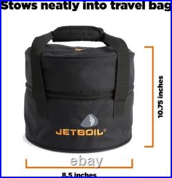 Jetboil Genesis Basecamp Camping Stove Cooking System with Cookware