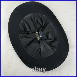 KNOX Collapsible Top Hat Vintage Pop-Up Black Stove Pipe Steampunk Size 7 ish