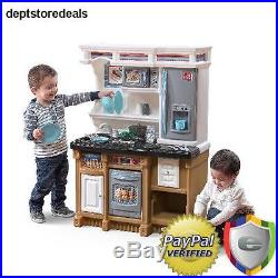 Kitchen Play Set Playset Kid Toddler Pretend Toy Cooking Refrigerator Stove Gift