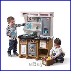 Kitchen Play Set Playset Kid Toddler Pretend Toy Cooking Refrigerator Stove Gift