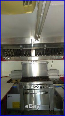 Kitchen trailer for sale two deep fryers oven six burner stove ready to works