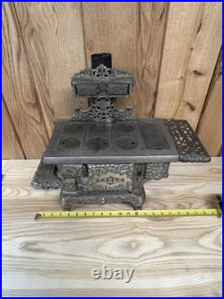 LANCASTER BRAND EAGLE CAST IRON Stove Large Salesman Sample Stove 19 1/2