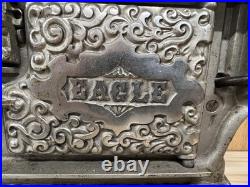 LANCASTER BRAND EAGLE CAST IRON Stove Large Salesman Sample Stove 19 1/2