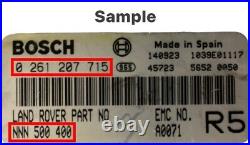 Land Range Rover Bosch ME7.2 ECU ECM PCM clone service