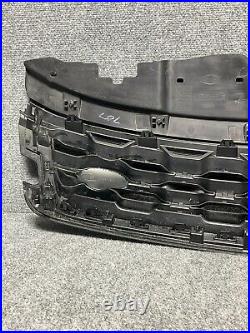 Land Range Rover Sport L494 Svr Front Grill Carbon Fibre Black Genuine 2018 2022