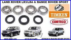 Timken Rear Differential Bearing Kit For Land Rover LR3, LR4 & Range Rover Sport – Locking Diff Compatible, L8RDBKLT
