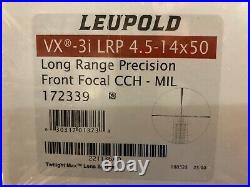 Leupold VX-3i LRP 4.5-14x50mm Long Range Precision Front Focal Scope 172339