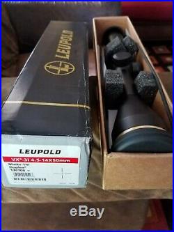 Leupold rifle scope vx3 4.5-14x50 long range duplex