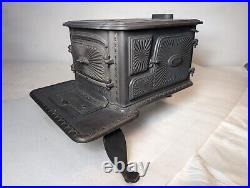 Little Eva Salesman Sample Toy Stove Kenton Mfg Early black Finish Stove