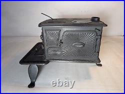 Little Eva Salesman Sample Toy Stove Kenton Mfg Early black Finish Stove