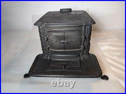 Little Eva Salesman Sample Toy Stove Kenton Mfg Early black Finish Stove