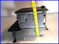 Little Eva Salesman Sample Toy Stove Kenton Mfg Early black Finish Stove