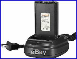 Long Range Walkie Talkie 4 Set Two Way Radio Charger Battery Headset Waterproof