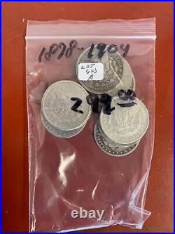 Lot of (10) 1878-1904 Range Morgan Silver Dollars Circulated/Culls- Lot (A)