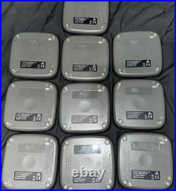Lot of 10 LSR Long Range Systems RX-CS7 Guest Pagers, Coaster Pager AS IS