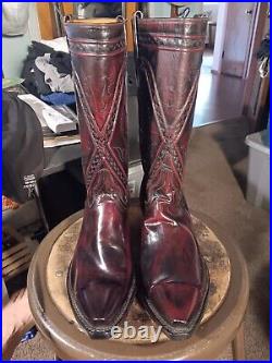 Lucchese Stove Pipe Boots New 9D