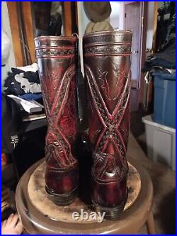 Lucchese Stove Pipe Boots New 9D