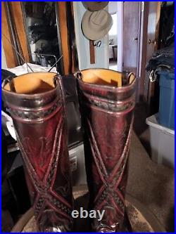 Lucchese Stove Pipe Boots New 9D