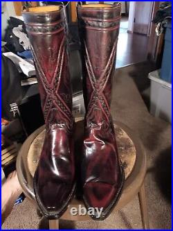 Lucchese Stove Pipe Boots New 9D