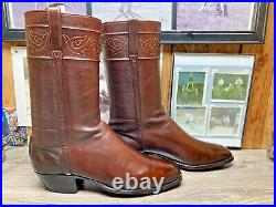 Lucchese Vintage San Antonio 11d Stove Top French Toe Calf Mens Cowboy Boots