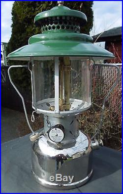 MID Century Coleman Nickel Classic Combo Model 228d Lantern & Model 500 Stove