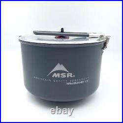 MSR WindBurner Stove & Cookware System Grey Pot with Lid Windproof Camping Outdoor