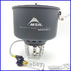 MSR WindBurner Stove & Cookware System Grey Pot with Lid Windproof Camping Outdoor