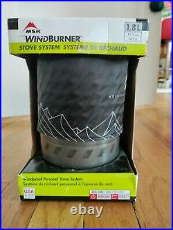 MSR Windburner Windproof Personal Stove System 1.8L 19.9oz NEW