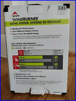 MSR Windburner Windproof Personal Stove System 1.8L 19.9oz NEW