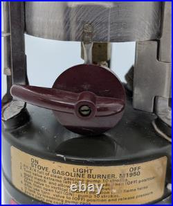 M-1950 U. S. WYOTT Military Single Burner Cook Stove